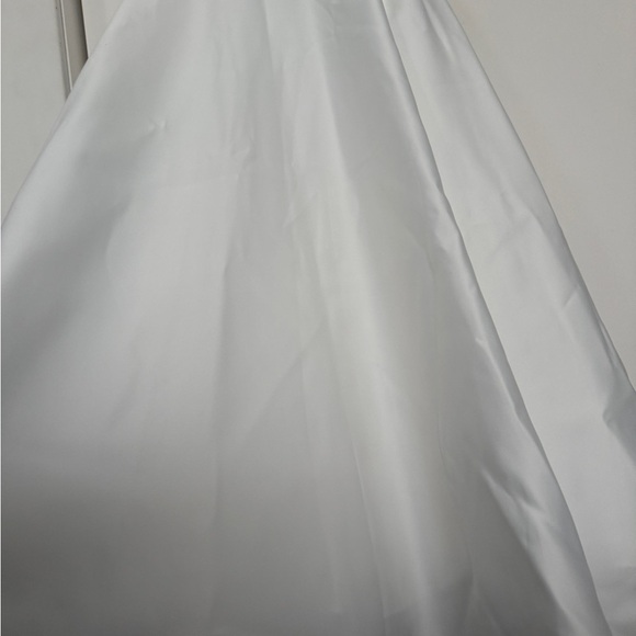 NWT | JAYGODFREY White midi Strapless Dress with Sweetheart Neckline Size 6 - Picture 5 of 13